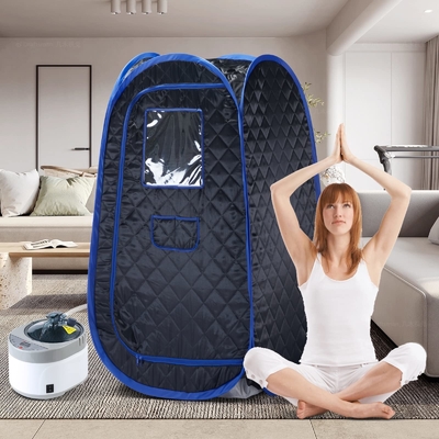 Wodoszczelna tkanina sauna na jedną osobę namiot przenośna sauna parowa z mocą 1500W