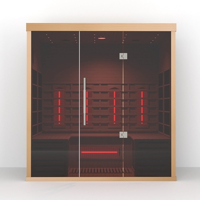 Numeryczny sterownik Sauna Hemlock Sauna w odległym podczerwieni 4 osoby