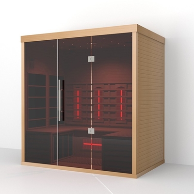 Numeryczny sterownik Sauna Hemlock Sauna w odległym podczerwieni 4 osoby