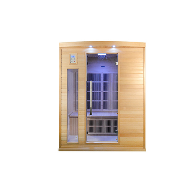 Sauna drewniana, nowoczesna, luksusowa, dalekoinfraczerwona, sauna domowa 2700W