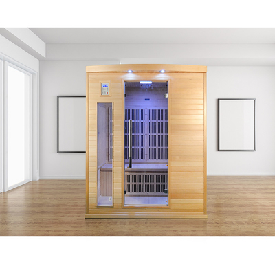 Sauna drewniana, nowoczesna, luksusowa, dalekoinfraczerwona, sauna domowa 2700W