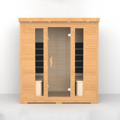 Czerwony Cedar 4 osoby Infraczerwona sauna Dom Daleki Infraczerwony Sauna