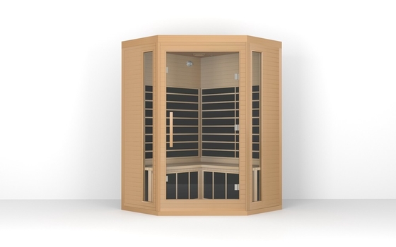 Tradycyjna luksusowa sauna 3 osoby Sauna czerwona