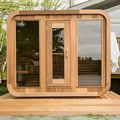 6 osób Hemlock Sauna zewnętrzna z regulowaną wentylacją