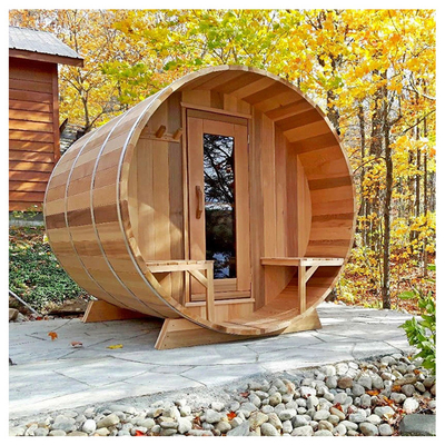 Na zamówienie Sauna zewnętrzna z drewna 4-8 Sauna z drewna