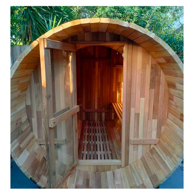 Na zamówienie Sauna zewnętrzna z drewna 4-8 Sauna z drewna