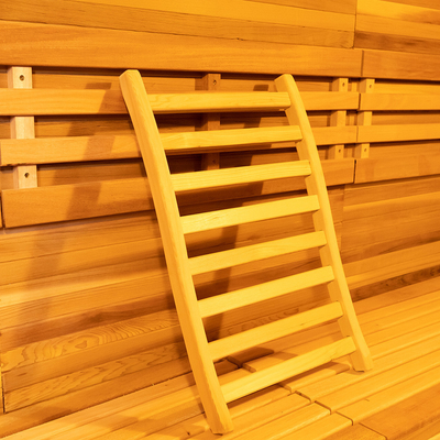 Nowoczesna sauna parowa o świetle LED z ogrzewaniem pieca o mocy 6 kW i generatorem ozonu dla idealnej kontroli temperatury