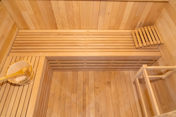 220V Sauna Parowa Ozon Sauna Parowa Z Generatorem Ozonem Hemlock Czerwony Cedr 0-99 MIN Timer