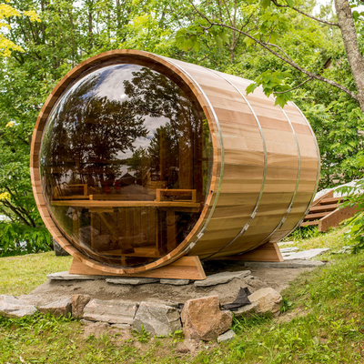 Regulowalna sauna zewnętrzna z Bluetooth dla 5-6 osób