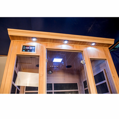 FSC Canadian Hemlock Sauna na podczerwień dla dwóch osób
