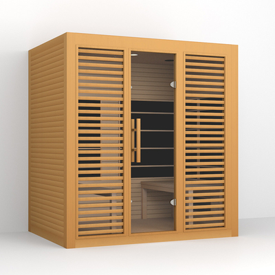 2700 W Hemlock Wood 4-osobowa sauna na podczerwień na podczerwień