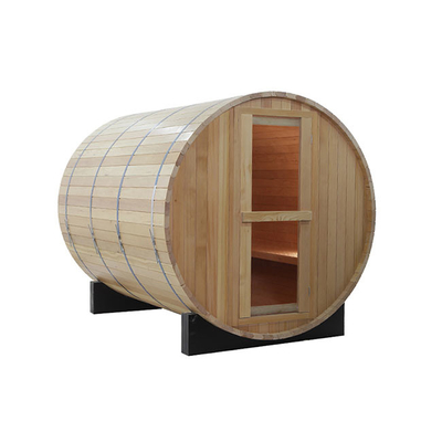 ISO9000 Sauna na suchą parową drewnianą beczkę 8 osób z elektrycznym piecem grzewczym