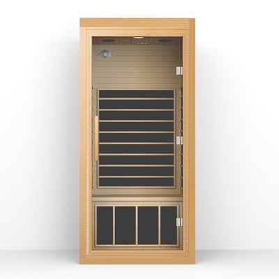 Nowoczesna daleka podczerwień 1 osoba Tradycyjna sauna Odchudzanie 1350W