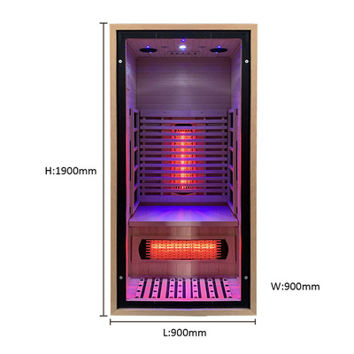 ETL One Man Indoor Small Home Sauna Room 7 kolorów Starlight Infrared