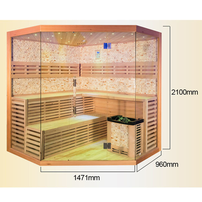 Kryty Steam Home Sauna Room Czerwony Cedr do Detoxu i wybielania skóry