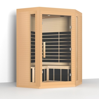 Nisko Emf Hemlock Indoor Home Sauna na podczerwień do utraty wagi 3 ~ 4 osoby