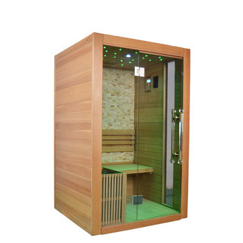 Solid Hemlock Wood ozon Domowa sauna parowa dla 2 osób