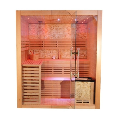 Solidna Hemlock Steam Indoor Dry Sauna dla 4 osób