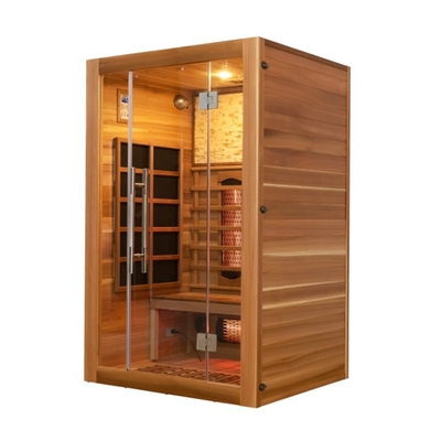 Full Spectrum Red Cedar Domowa Sauna Tradycyjna Dwie Osoby