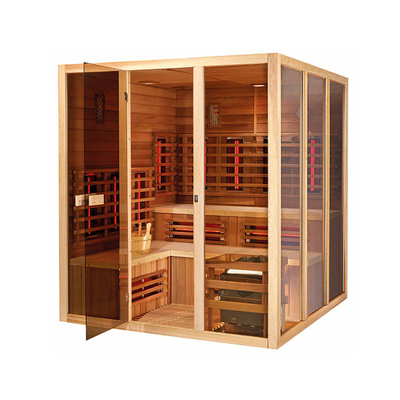 5-osobowa sauna parowa na podczerwień Pokój kanadyjski Hemlock Wood